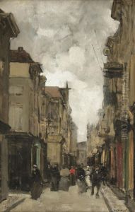 Strolling In The Spuistraat, The Hague by Floris Arntzenius