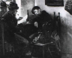 Am Wirtshaustisch by Carl Duxa