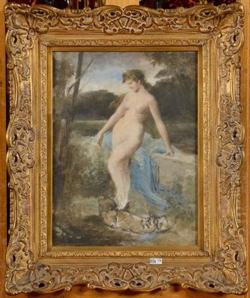 Femme Nue Au Tigre - view 1