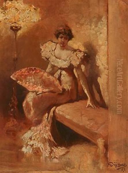Noble Lady In A Party Dress - view 1