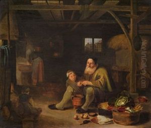 Kitchen Scene by Pieter Jacobsz (called Colinchovius) Duyfhuysen