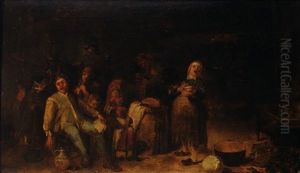 A Peasant Family Playing Music by Pieter Jacobsz (called Colinchovius) Duyfhuysen