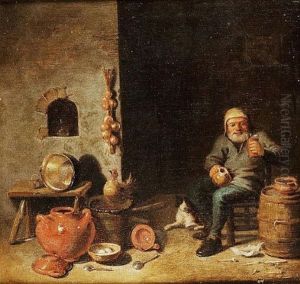 A Toper In A Kitchen Interior