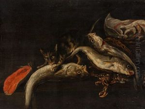 'fish Still Life" by Isaac Van Duynen