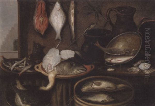 Nature Morte Med Fisk - view 1