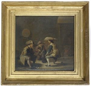 Soldiers Playing Cards In A Guardroom by Willem Cornelisz Duyster