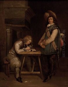 In Der Schreibstube by Willem Cornelisz Duyster