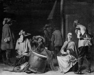 In Der Wachstube by Willem Cornelisz Duyster
