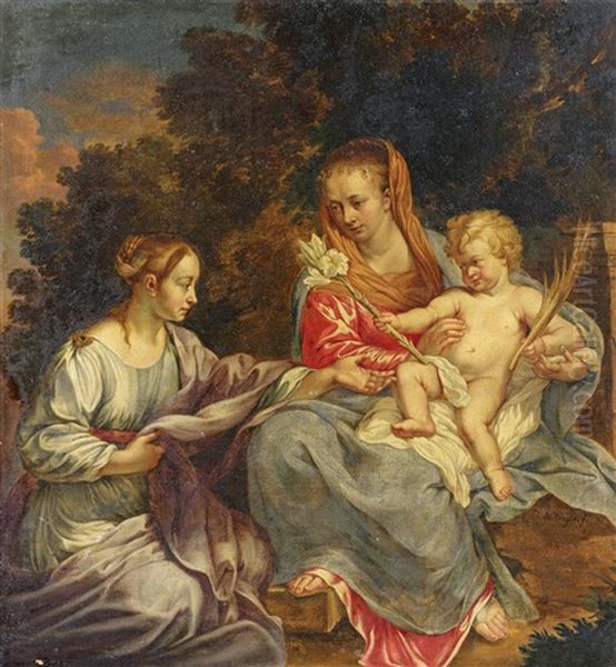 Die Mystische Vermahlung Der Heiligen Katharina - view 1