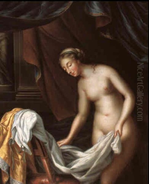 Junge Dame Bei Der Toilette - view 1