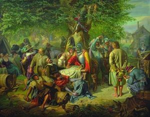 Recruitment In The Camp Of Wallenstein by Anton Dvorak