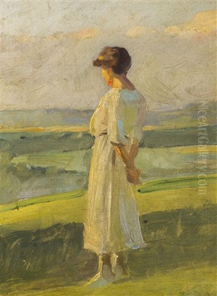 Lady In A White Dress - view 1
