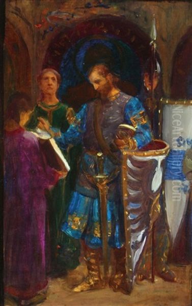 Prayer Before The Crusade by Frantisek Dvorak