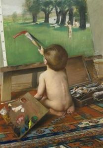 The Young Artist Playing Tricks The Young Artist Playing Tricks