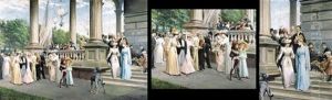 The Concert, Saratoga Springs N.y. by Frantisek Dvorak