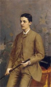 Portrait Of A Young Gentleman by Frantisek Dvorak