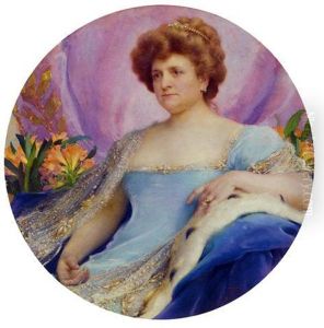 A Portrait Of Karla Novorna by Frantisek Dvorak