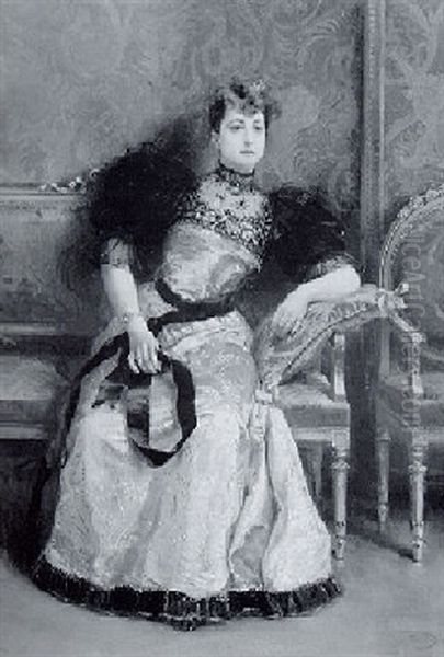 Portrait Of A Seated Lady - view 1