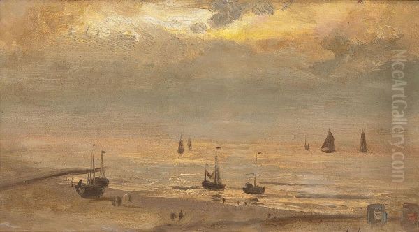 Kustenlandschaft Mit Segelbooten - view 1