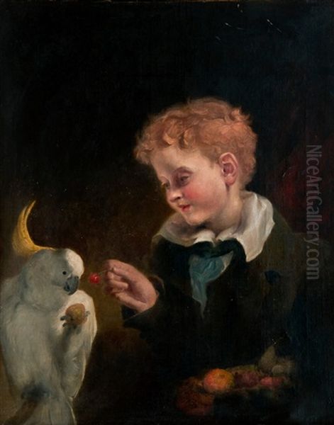 A Boy And His Parrot - view 1