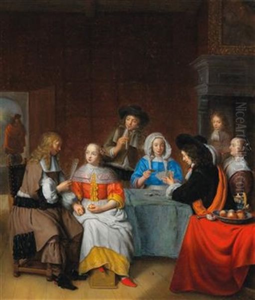 An Interior With An Elegant Company Playing Cards - view 1