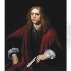 Portrait Of A Gentleman, Probably Johannes Van Zell by Abraham Van Dyck