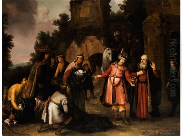 Der Prophet Elisa Weist Naamans Gaben Zuruck - view 1