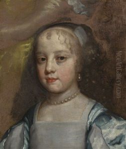 An Oil Sketch Of Princess Mary (1631-1660), Princess Royal And Later Princess Of Orange