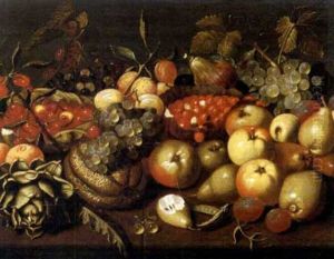 Natura Morta Di Frutta Con Un Carciofo by Floris Claesz van Dyck
