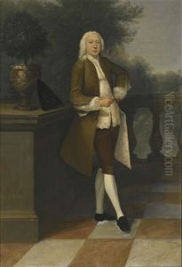 Portrait Of Richard Nevel, In A Garden Portrait Of Richard Nevel, In A Garden