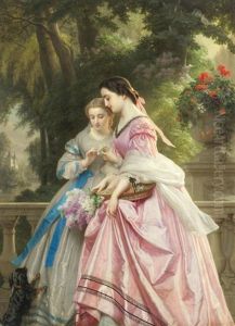 He Loves Me, He Loves Me Not by Josephus Laurentius Dyckmans