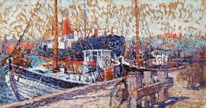 View From Svendborg Harbour by Konstantin Vikent'evich Dydyshko