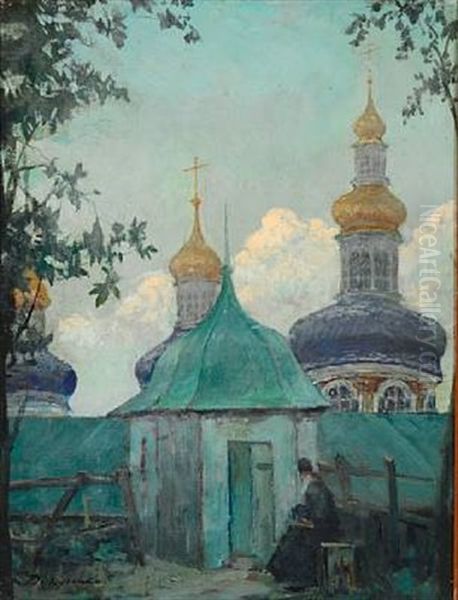 Evening At A Russian Monastery - view 1