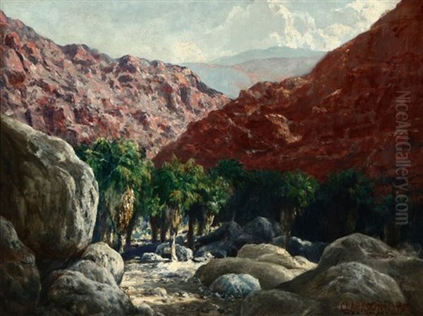 Palm Canyon In Borrego Desert State Park - view 1
