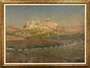 The Acropolis From The Alter Of Zeus