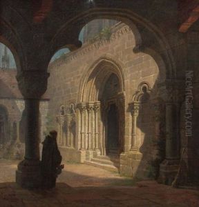 Monch Im Klostergarten by Charles J.G. Dyer