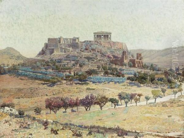 A View Of The Acropolis From The Altar Of Zeus - view 1