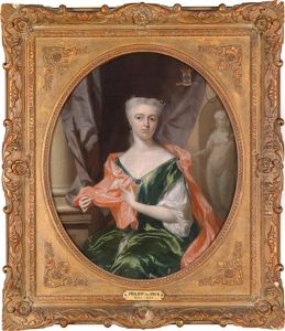 Bildnis Einer Aristokratischen Dame by Philip van Dyk