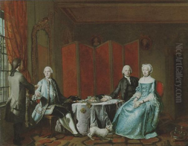 Familienportrait In Einem Interieur - view 1