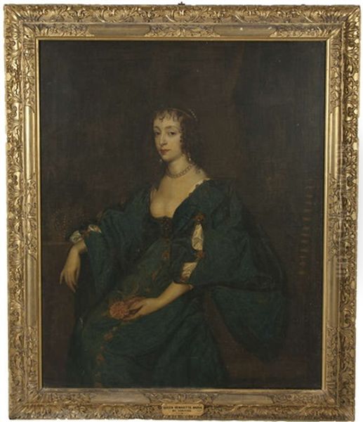 Portrait Of Henrietta Maria, Queen Consort Of England, Scotland And Ireland - view 1