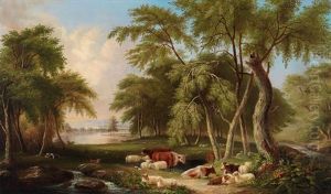 Pastoral Landscape With Cattle And Sheep