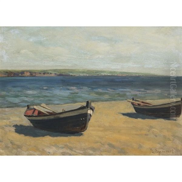 Boats On The Ile D'orlean - view 1
