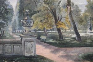 Widok Na Park by Waclaw Dyzmanski
