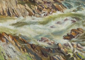 Torrent In The Mountains by Jan Kazimierz Dzielinski