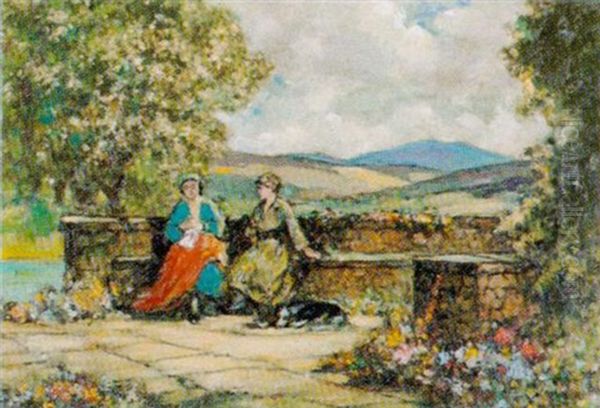 Zwei Frauen Im Park - view 1