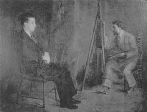 Studio Scene by Susan Hannah MacDowell Eakins