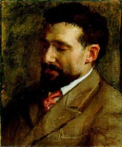 Portrait Of Luigi Maratti by Susan Hannah MacDowell Eakins