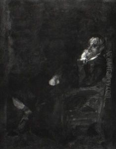A Pensive Mood by Susan Hannah MacDowell Eakins