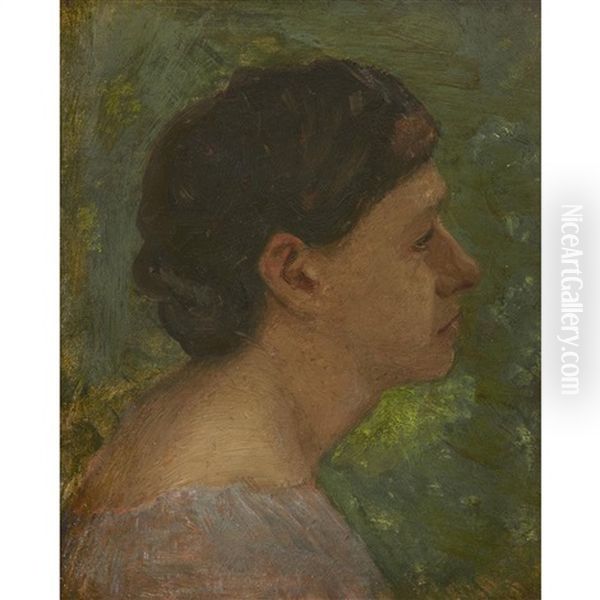 Woman In Shade" ; With A Study Of A Horse Verso - view 1
