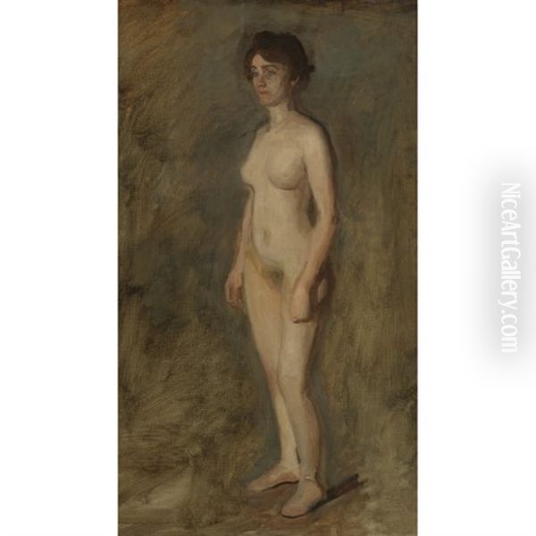 Standing Female Nude - view 1